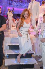 LINDSAY LOHAN at the Wwhite Party in Austria