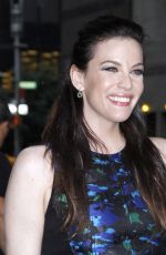 LIV TYLER Arrives at Ed Sullivan Theater