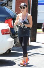 LUCY HALE Leaves a Gym in Beverly Hills