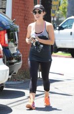 LUCY HALE Leaves a Gym in Beverly Hills