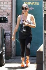 LUCY HALE Leaves a Gym in Beverly Hills