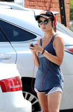 LUCY HALE Out and About in Beverly Hills