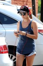 LUCY HALE Out and About in Beverly Hills