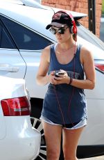 LUCY HALE Out and About in Beverly Hills