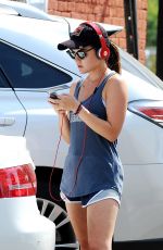 LUCY HALE Out and About in Beverly Hills