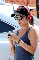 LUCY HALE Out and About in Beverly Hills