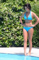 LUCY MECKLENBURGH in Bikini at a Pool in Rome