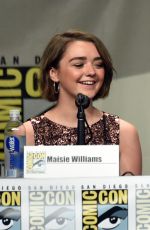 MAISIE WILLIAMS at Game of Thrones Panel at Comic-con in San Diego