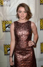 MAISIE WILLIAMS at Game of Thrones Panel at Comic-con in San Diego