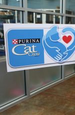 MANDY MOORE at Purina Cat Chow Building Better Lives Program in Denver