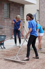MANDY MOORE at Purina Cat Chow Building Better Lives Program in Denver