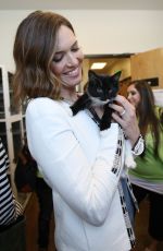 MANDY MOORE at Purina Cat Chow Building Better Lives Program in Denver
