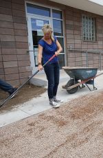 MANDY MOORE at Purina Cat Chow Building Better Lives Program in Denver