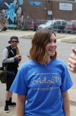 MANDY MOORE at Purina Cat Chow Building Better Lives Program in Denver