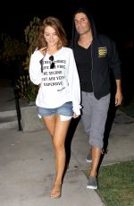 MARIA MENOUNOS in Shorts Out and About in Malibu