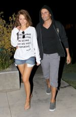 MARIA MENOUNOS in Shorts Out and About in Malibu