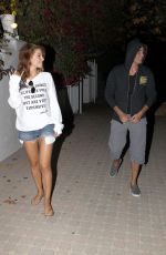 MARIA MENOUNOS in Shorts Out and About in Malibu