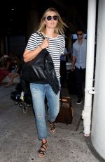 MARIA SHARAPOVA in Jeans Arrives at LAX Airport