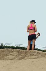 MARIA SHARAPOVA Working Out in California