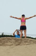 MARIA SHARAPOVA Working Out in California