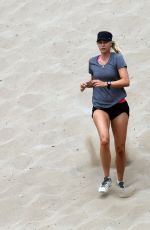 MARIA SHARAPOVA Working Out in California