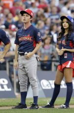 MELANIE IGLESIAS at MLB All-star Legends and Celebrity Softball Game