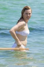 MELISSA GEORGE in Bikini at a Beach in St. Tropez