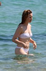 MELISSA GEORGE in Bikini at a Beach in St. Tropez