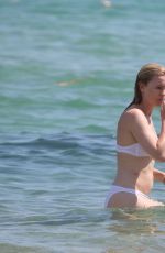MELISSA GEORGE in Bikini at a Beach in St. Tropez