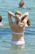 MELISSA GEORGE in Bikini at a Beach in St. Tropez