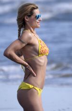 MICHELLE HUNZIKER in Bikini at a Beach in Forte Dei Marmi