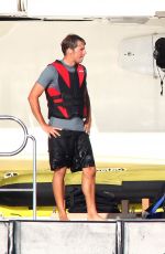 MICHELLE RODRIGUEZ in Bikini at a Yacht in Ibiza