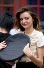 MIRANDA KERR at a Photoshoot in New York