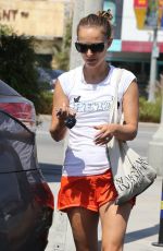 NATALIE PORTMAN Leaves Pilates Class in Los Feliz