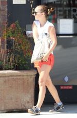 NATALIE PORTMAN Leaves Pilates Class in Los Feliz