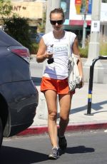 NATALIE PORTMAN Leaves Pilates Class in Los Feliz