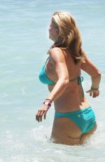NATASHA HENSTRIDGE in Bikini on the Beach in Hawaii