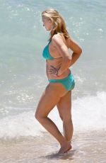 NATASHA HENSTRIDGE in Bikini on the Beach in Hawaii