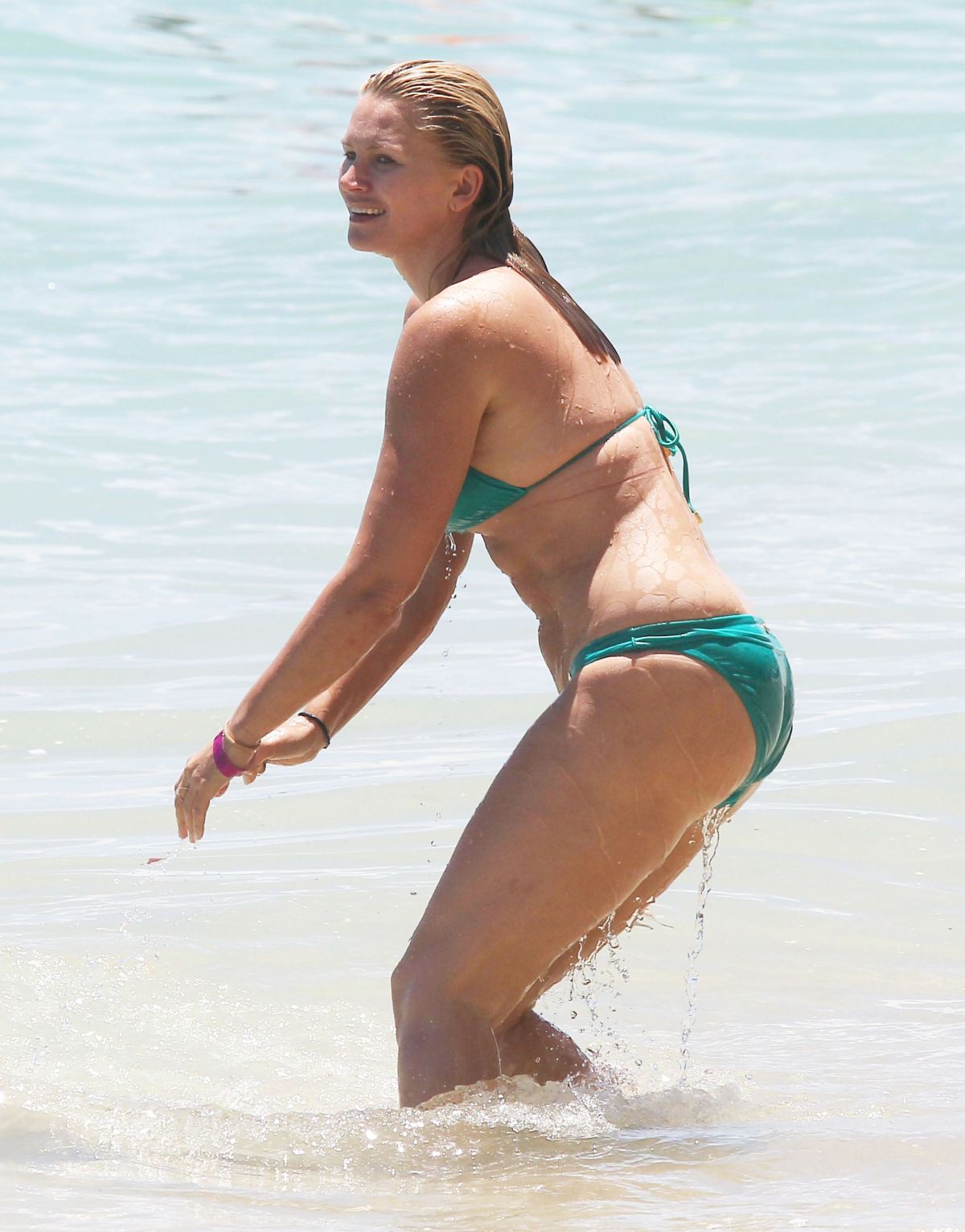 NATASHA HENSTRIDGE in Bikini on the Beach in Hawaii.