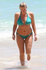 NATASHA HENSTRIDGE in Bikini on the Beach in Hawaii