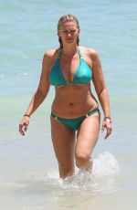 NATASHA HENSTRIDGE in Bikini on the Beach in Hawaii