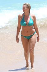 NATASHA HENSTRIDGE in Bikini on the Beach in Hawaii