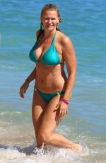 NATASHA HENSTRIDGE in Bikini on the Beach in Hawaii