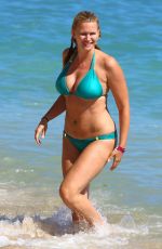 NATASHA HENSTRIDGE in Bikini on the Beach in Hawaii