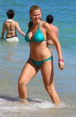 NATASHA HENSTRIDGE in Bikini on the Beach in Hawaii