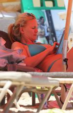 NATASHA HENSTRIDGE in Bikini on the Beach in Hawaii