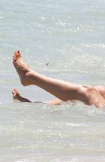 NATASHA HENSTRIDGE in Bikini on the Beach in Hawaii