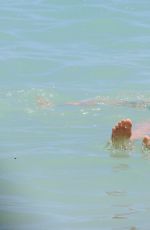 NATASHA HENSTRIDGE in Bikini on the Beach in Hawaii
