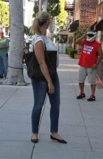 natasha henstridge  strolling in beverly hills 10/17/12 mq