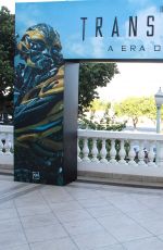 NICOLA PELTZ at Transformers: Age of Extinction Photocall in Rio De Janeiro